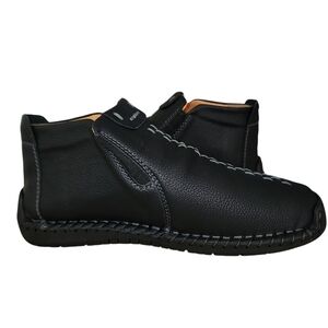 Fashion Size 36 Women's Black Leather Oxford Boots. New